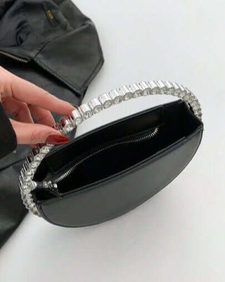 TYRA RHINESTONE CLUTCH BAG