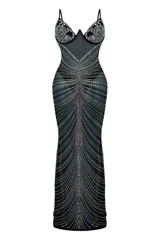 MOY EMBELLISHED BODYCON DRESS
