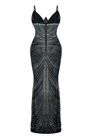 MOY EMBELLISHED BODYCON DRESS